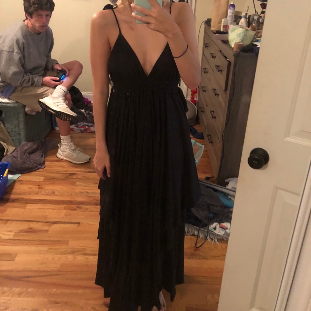 Free people black maxi dress